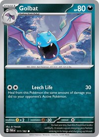 Golbat (111/182) [SV04: Paradox Rift]