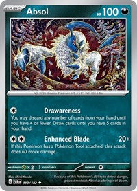 Absol (113/182) [SV04: Paradox Rift]