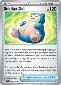 Snorlax Doll (175/182) [SV04: Paradox Rift]