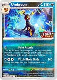 Umbreon (Obsidian Flames Stamped) (130/197) [Miscellaneous Cards & Products]