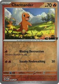 Charmander - 004/165 (EBGames Exclusive) (004/165) [Miscellaneous Cards & Products]