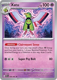 Xatu - 026/091 (026/091) [SV: Paldean Fates]