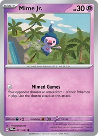 Mime Jr. - 031/091 (031/091) [SV: Paldean Fates]