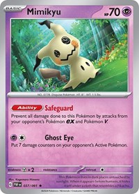 Mimikyu - 037/091 (037/091) [SV: Paldean Fates]
