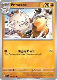 Primeape - 046/091 (046/091) [SV: Paldean Fates]