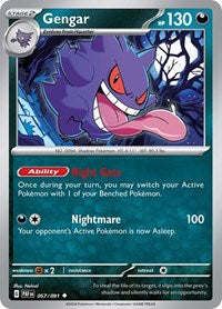 Gengar (057/091) [SV: Paldean Fates]