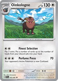 Oinkologne (072/091) [SV: Paldean Fates]