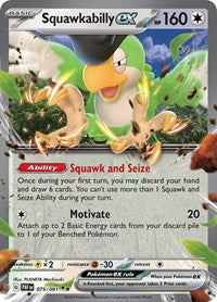 Squawkabilly ex - 075/091 (075/091) [SV: Paldean Fates]