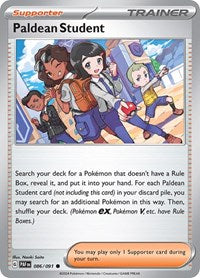 Paldean Student - 086/091 (086/091) [SV: Paldean Fates]