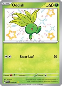 Oddish (092/091) [SV: Paldean Fates]