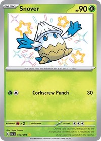 Snover (100/091) [SV: Paldean Fates]