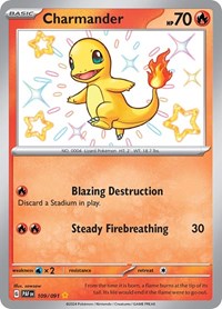 Charmander - 109/091 (109/091) [SV: Paldean Fates]
