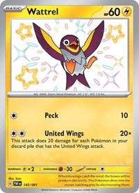 Wattrel (145/091) [SV: Paldean Fates]