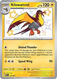 Kilowattrel - 146/091 (146/091) [SV: Paldean Fates]