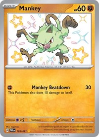 Mankey - 169/091 (169/091) [SV: Paldean Fates]