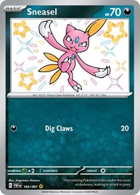 Sneasel (182/091) [SV: Paldean Fates]