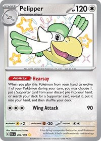 Pelipper (204/091) [SV: Paldean Fates]