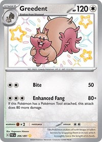 Greedent (206/091) [SV: Paldean Fates]