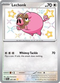Lechonk - 207/091 (207/091) [SV: Paldean Fates]