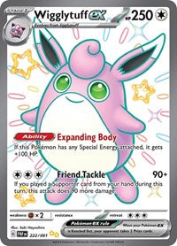 Wigglytuff ex (222/091) [SV: Paldean Fates]