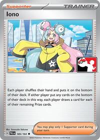 Iono (185/193) [Prize Pack Series Cards]