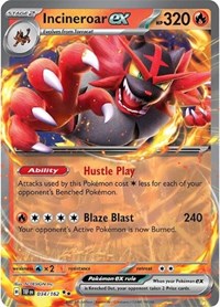 Incineroar ex (034/162) [SV05: Temporal Forces]