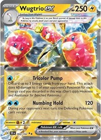 Wugtrio ex - 060/162 (060/162) [SV05: Temporal Forces]
