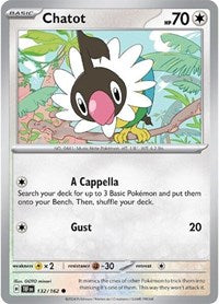Chatot (132/162) [SV05: Temporal Forces]
