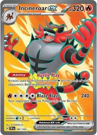 Incineroar ex (187/162) [SV05: Temporal Forces]