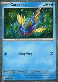 Carvanha (093) [SV: Scarlet & Violet Promo Cards]