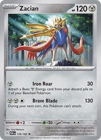 Zacian - 136/182 (136/182) [Deck Exclusives]