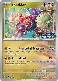 Koraidon - 091 (Prerelease) [Staff] (091) [SV: Scarlet & Violet Promo Cards]