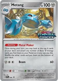 Metang - 090 (Prerelease) [Staff] (090) [SV: Scarlet & Violet Promo Cards]