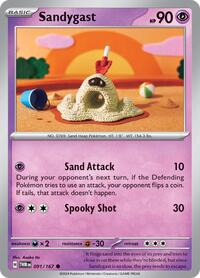 Sandygast (091/167) [SV06: Twilight Masquerade]