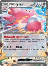Blissey ex - 134/167 (134/167) [SV06: Twilight Masquerade]