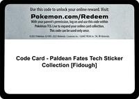 Code Card - Paldean Fates Tech Sticker Collection [Fidough] [SV: Paldean Fates]