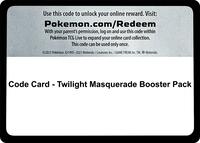 Code Card - Twilight Masquerade Booster Pack [SV06: Twilight Masquerade]