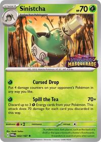 Sinistcha - 022/167 (Prerelease) (022/167) [SV: Scarlet & Violet Promo Cards]