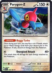 Porygon-Z - 144/182 (Cosmos Holo) (144/182) [Miscellaneous Cards & Products]