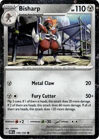 Bisharp - 149/197 (Cosmos Holo) (149/197) [Miscellaneous Cards & Products]