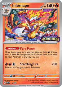 Infernape (Prerelease) [Staff] (116) [SV: Scarlet & Violet Promo Cards]