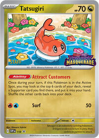 Tatsugiri (Prerelease) [Staff] (118) [SV: Scarlet & Violet Promo Cards]