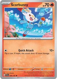Scorbunny (026/142) [SV07: Stellar Crown]