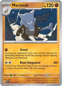 Marowak (073/142) [SV07: Stellar Crown]