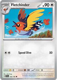 Fletchinder (122/142) [SV07: Stellar Crown]