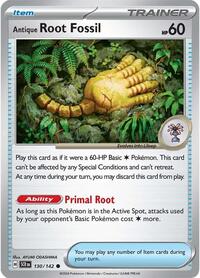 Antique Root Fossil (130/142) [SV07: Stellar Crown]
