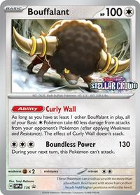 Bouffalant (136) [SV: Scarlet & Violet Promo Cards]