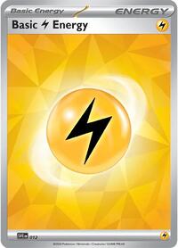 Basic Lightning Energy - 012 (012) [SVE: Scarlet & Violet Energies]