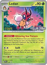 Ledian (Prerelease) [Staff] (133) [SV: Scarlet & Violet Promo Cards]