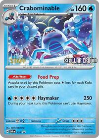 Crabominable (Prerelease) [Staff] (134/142) [SV: Scarlet & Violet Promo Cards]